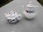 Boerenbont koffie- en/of theepot, Huis en Inrichting, Keuken | Servies, Gebruikt, Overige typen, Ophalen of Verzenden, Aardewerk