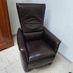 Stressless Relaxstoel met Hocker, Huis en Inrichting, Ophalen, Gebruikt, Leer, 75 tot 100 cm