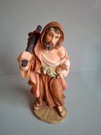 Kerststalbeeld Herder - 20 cm - Polystone, Antiek en Kunst, Ophalen of Verzenden