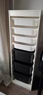 Opbergcombinatie met 7 bakken - Gebruikt, Huis en Inrichting, Ophalen, Minder dan 50 cm, Gebruikt, 100 tot 150 cm