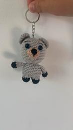 Sleutelhanger beertje zelf gehaakt, Ophalen of Verzenden, Nieuw, Knuffel of Figuurtje