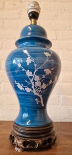 Staande Chinese sakura vaaslamp, Gebruikt, Metaal, Ophalen of Verzenden, Onbekend