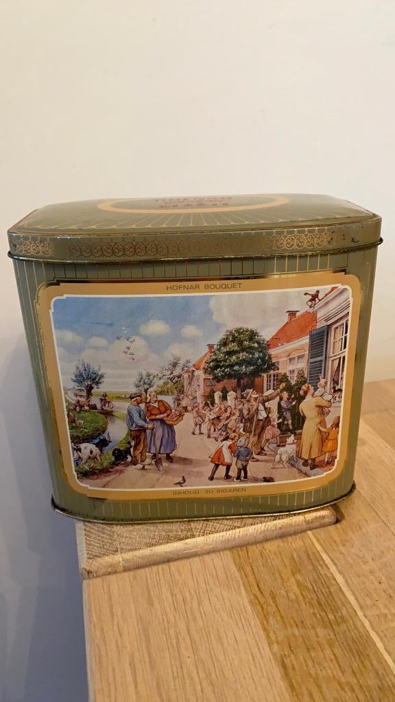 Hofnar Bouquet blik -Cornelis Jetses in uitstekende conditie, Verzamelen, Blikken, Zo goed als nieuw, Overige, Overige merken