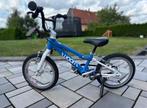 Woom 2 kinderfiets blauw, Fietsen en Brommers, Ophalen of Verzenden, Zo goed als nieuw, Minder dan 16 inch