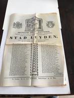 Nieuwjaars Heil-en Zegenwensch 30-12-1976 Stad Leyden, Ophalen of Verzenden, 1960 tot 1980, Krant