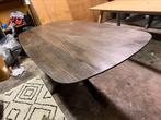 Tafel Deens ovaal 200x100 massief mangohout moten kleur, Ophalen, 100 tot 150 cm, Vijf personen of meer, Ovaal