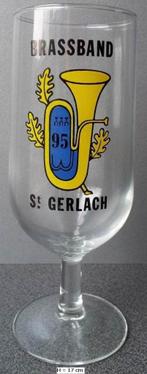 Bierglas (Brassband Houthem St. Gerlach) / jaren 50-60, Overige merken, Glas of Glazen, Gebruikt, Ophalen of Verzenden