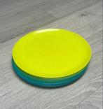 Kleurrijke Borden Set, Overige materialen, Gebruikt, Ophalen of Verzenden, Bord(en)