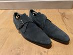 Zwarte nette herenschoenen - Maat 43, Ophalen of Verzenden, Zo goed als nieuw, Zwart, Gespschoenen