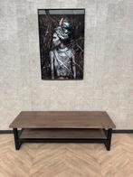 Tv meubel massief eiken donker bruin 170cm *showroom, Firma Hout en Staal, 150 tot 200 cm, Eikenhout, Ophalen of Verzenden