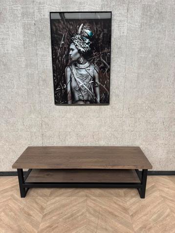 Tv meubel massief eiken donker bruin 170cm *showroom beschikbaar voor biedingen