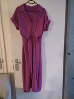 Paarse Jurk met Riem, Maat 38/40 (M), Paars, Ophalen of Verzenden, Onder de knie