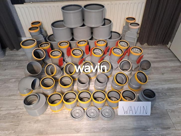 Wavin SN8 Manchet 49 stuks, Doe-het-zelf en Verbouw, Buizen en Afvoer, Zo goed als nieuw, Bochten, Pvc, Minder dan 2 meter, 80 mm of meer