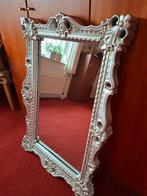Brocant look spiegel, Ophalen, 100 tot 150 cm, Zo goed als nieuw, Rechthoekig
