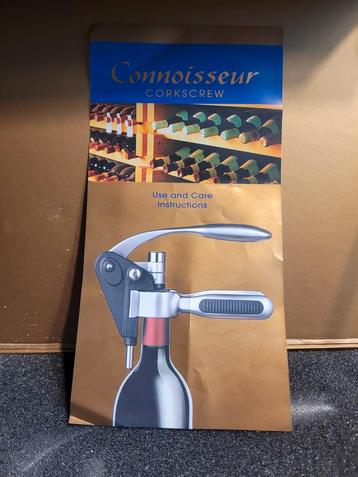 Connoisseur Kurkentrekker - Nieuw in doos! beschikbaar voor biedingen