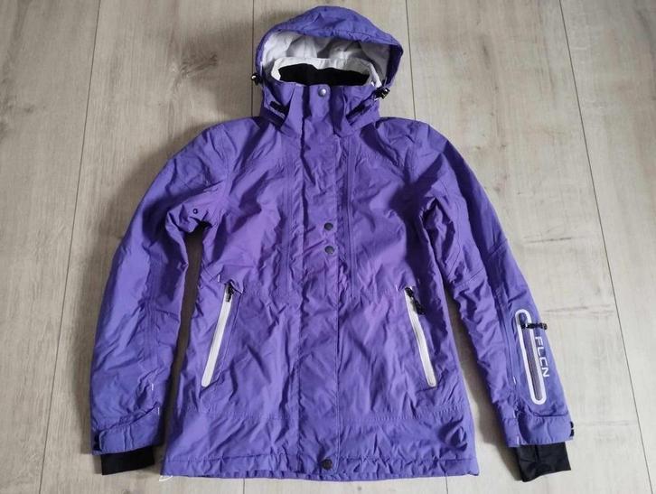 Paarse Falcon Ski-jas maat S., Kleding | Dames, Wintersportkleding, Gedragen, Jack, Maat 36 (S), Ophalen of Verzenden