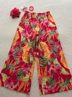 Fleurige nieuwe zomerbroek met wijde pijpen 44, Kleding | Dames, Broeken en Pantalons, Ophalen of Verzenden, Zo goed als nieuw