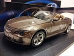 BMW M 6 serie cabriolet metallic brown Maisto metal 1:18 KRD, Ophalen of Verzenden, Zo goed als nieuw, Auto, Maisto