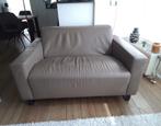 Mooie,leren loveseat., Ophalen, Tweepersoons, 75 tot 100 cm, Zo goed als nieuw