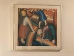 Kazimir Malevich Oogstende vrouwen binnenhalen van de rogge, Antiek en Kunst, Kunst | Schilderijen | Klassiek, Ophalen