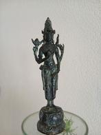 Hindoe brons of koper beeldje hindoe god beeld, Antiek en Kunst, Ophalen of Verzenden