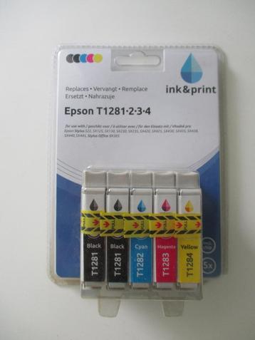 Epson T1281-2-3-4 Inkt & Print. beschikbaar voor biedingen