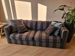 antraciet/zwarte bank en 2 fauteuils, Ophalen, Gebruikt