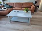 Salontafel lichtgrijs geschilderd 118 x 74,5 x 46,5 cm, Ophalen, Gebruikt, 100 tot 150 cm, 50 tot 100 cm