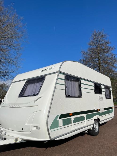 Mooie Chateau Calista 450 UHF Frans lengtebed, Caravans en Kamperen, Caravans, Bedrijf, tot en met 4, 1000 - 1250 kg, Rondzit