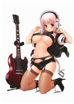 SUPER SONICO Anime Grote sexy mancave Poster #2, Verzamelen, Ophalen of Verzenden, Kuifje, Nieuw, Beeldje of Figuurtje