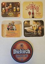 7 Luxemburgse Bierviltjes van 2 Brouwerijen, Ophalen of Verzenden, Gebruikt, Viltje(s), Overige merken