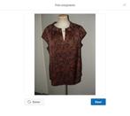 Comma, hele mooie bruine top - blouse maat 38