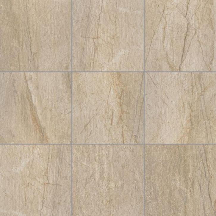 Restant Geoceramica Bresscia Beige 12 stuks 60x60x4, Tuin en Terras, Tegels en Klinkers, Nieuw, Terrastegels, Keramiek, Minder dan 5 m²