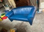Blauwe Leren 2,5 Zitsbank Montel, Ophalen
