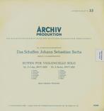 J S Bach-Enrico Mainardi  Suite Fur Violoncello Solo, Cd's en Dvd's, Vinyl | Klassiek, Kamermuziek, Barok, Zo goed als nieuw, 12 inch