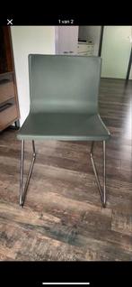 Mintgroene stoel, Huis en Inrichting, Ophalen, Overige kleuren, Zo goed als nieuw, Metaal