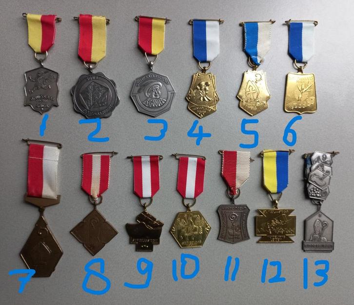 Medaille Sinterklaas St. Nicolaas SGWB Oosterbeek Dordrecht, Postzegels en Munten, Penningen en Medailles, Overige materialen