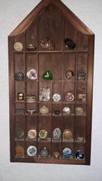 Letterbak met 34 pillendoosjes, vintage, cloisonne, murano, Ophalen of Verzenden
