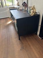 Industrieel TV meubel kast 130 x 50 cm zwart, Huis en Inrichting, Kasten | Dressoirs, Ophalen, Zo goed als nieuw, 25 tot 50 cm