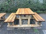 Picknicktafels - Bostafels met mooie dikke poten, Ophalen, Zo goed als nieuw, Rechthoekig