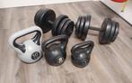 Fitness set:  Gyronetics Dumbbells en Kettlebells, Ophalen, Gebruikt, Benen, Dumbbell