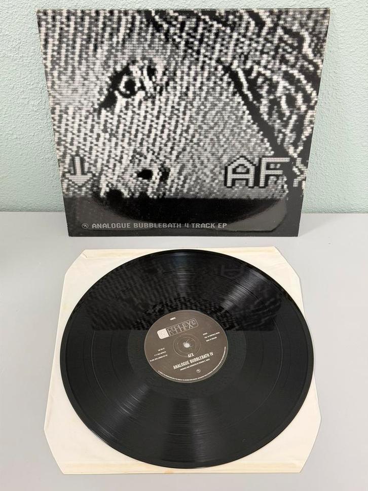 AFX Aphex Twin Analogue Bubblebath 4 EP Vinyl Rephlex 1994, Cd's en Dvd's, Vinyl | Dance en House, Zo goed als nieuw, Techno of Trance