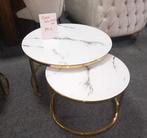 Stijlvolle Salon Tafel Set - Doblo, Ophalen, Minder dan 50 cm, Rond, Nieuw