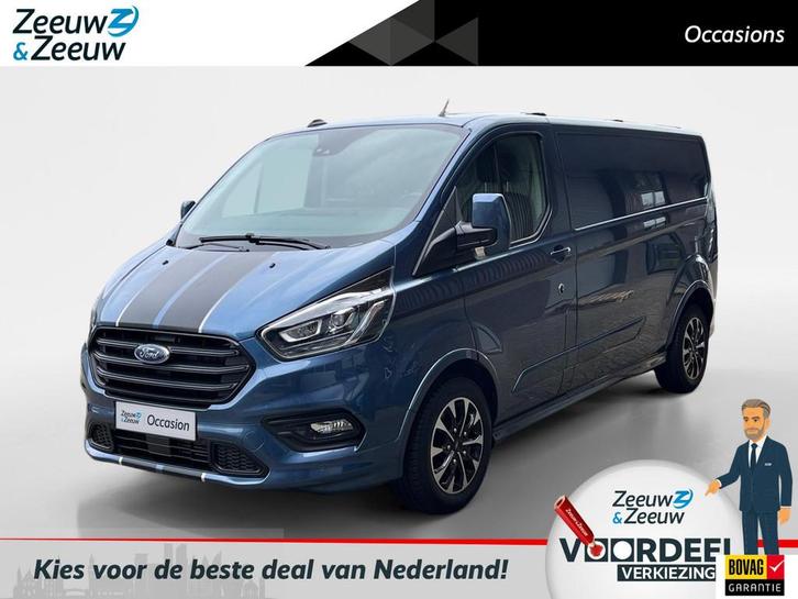 Ford Transit Custom 320 2.0 TDCI L2H1 Sport 185 pk Automaat, Auto's, Bestelauto's, Bedrijf, Te koop, ABS, Achteruitrijcamera, Airbags