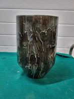 -	Bloempot vaas bewerkt groen grijs, Tuin en Terras, Bloempotten, Ophalen of Verzenden, 'T Olde Gre-j, Info@toldegrej.nl, Endepoelstraat 20f Didam