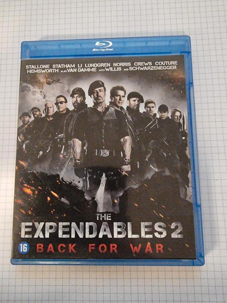 The Expendables 2 - Blu-ray - Actie, Cd's en Dvd's, Blu-ray, Zo goed als nieuw, Actie, Ophalen of Verzenden
