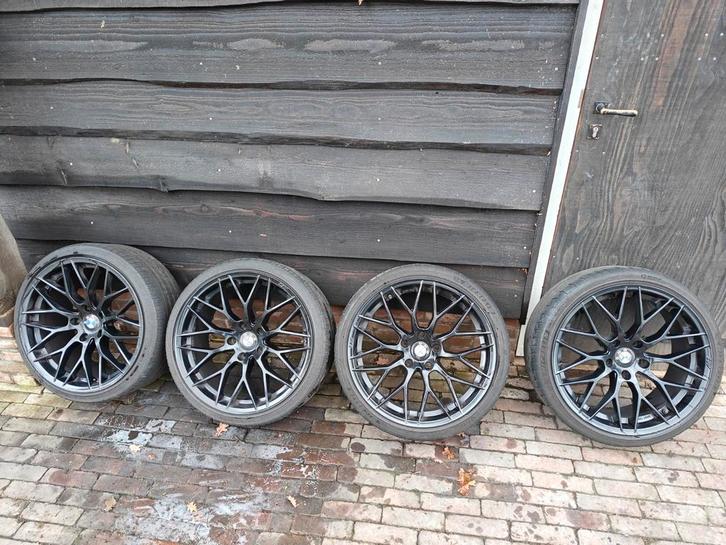 BMW breedset 19 inch AEZ antigua CSL stijl (F21/F30/M2/M3), Auto-onderdelen, Banden en Velgen, Banden en Velgen, Zomerbanden, 19 inch
