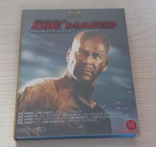 Die Hard Quadrilogy Blu-Ray!!, Cd's en Dvd's, Blu-ray, Zo goed als nieuw, Actie, Boxset, Verzenden