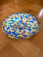 Kleurrijke glazen schaal en vaas – decoratieve set, Ophalen, Schaal, Rond, Nieuw