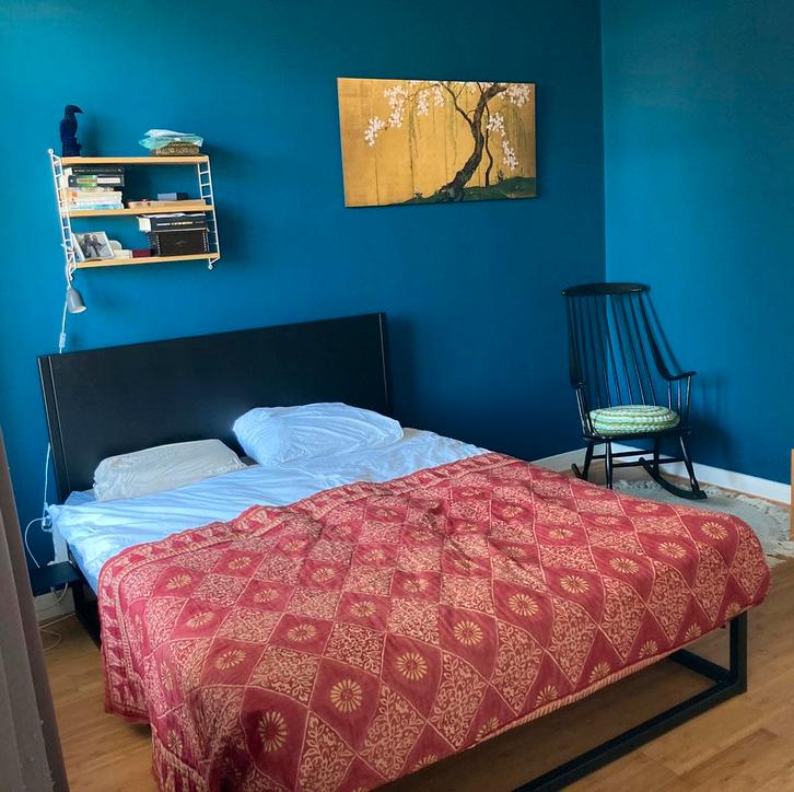 Hoofdboard Matt Sleeps antraciet 160 cm breed, Huis en Inrichting, Slaapkamer | Bedden, Zo goed als nieuw, Tweepersoons, 160 cm